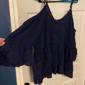 Off the shoulder flowy top